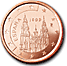 5 cent Euro Münze Spanien