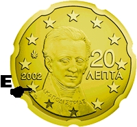 20 cent Euromünze Griechenland