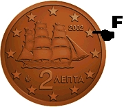 2 cent Euromünze Griechenland