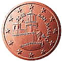 5 cent Euromünze San Marino