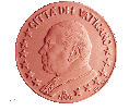 5 cent Euro Vatikan Münze